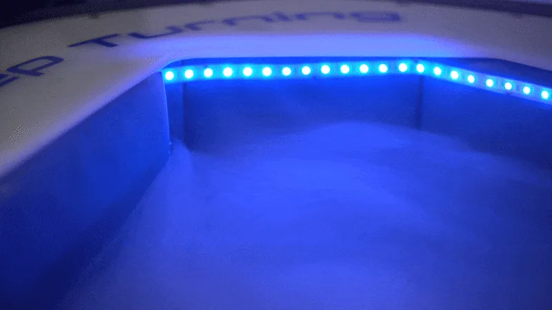 The XR Chamber interior with its proprietary cyclone lighting
