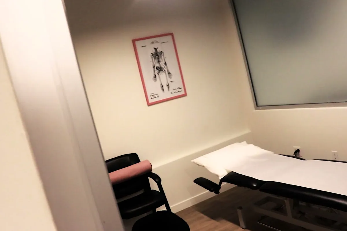 A treatment room at the 46th Street office